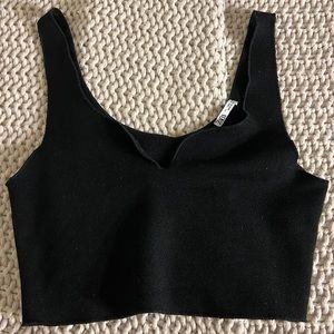 Zara cropped tank top